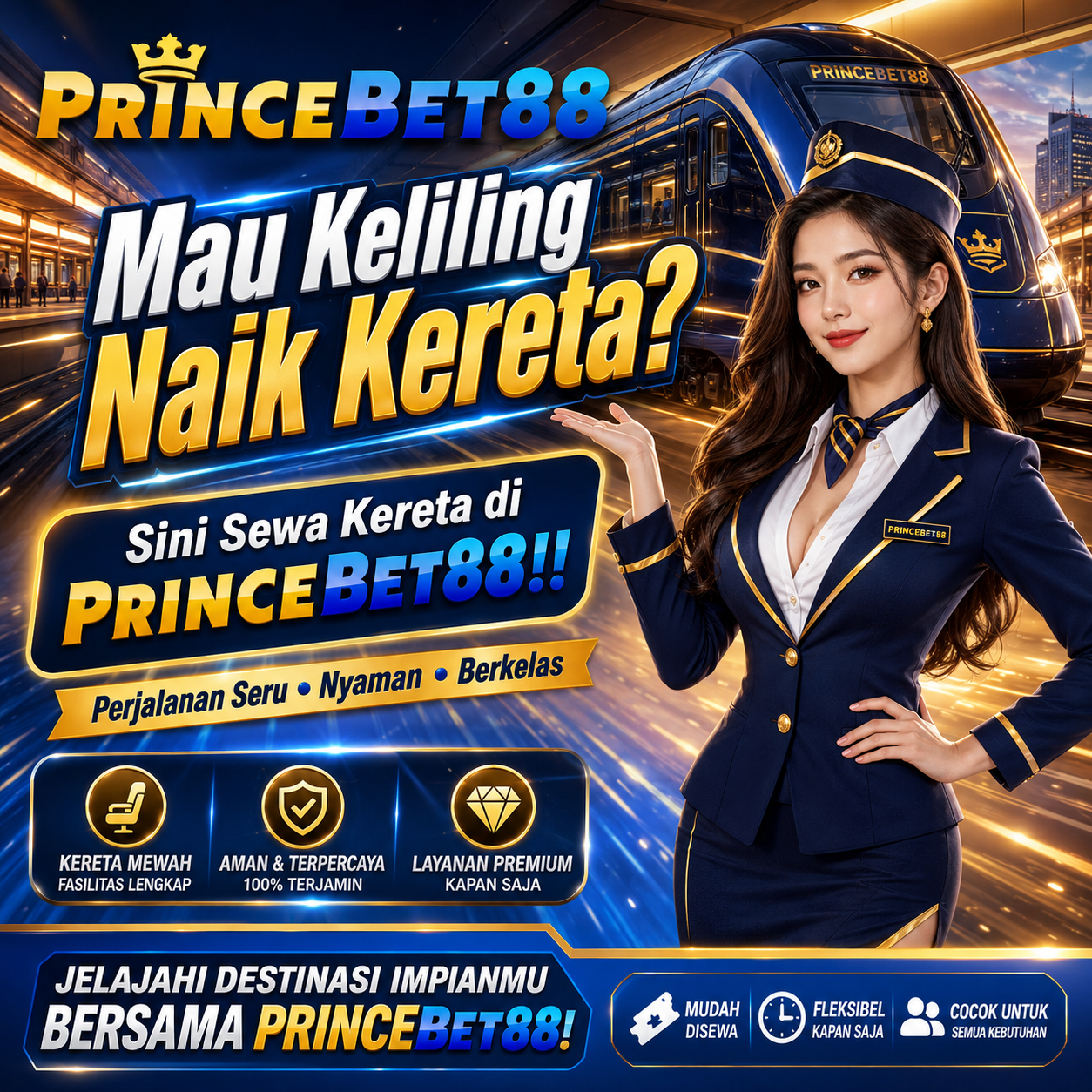PRINCEBET88 tempat sewa kereta untuk perjalanan berbeda